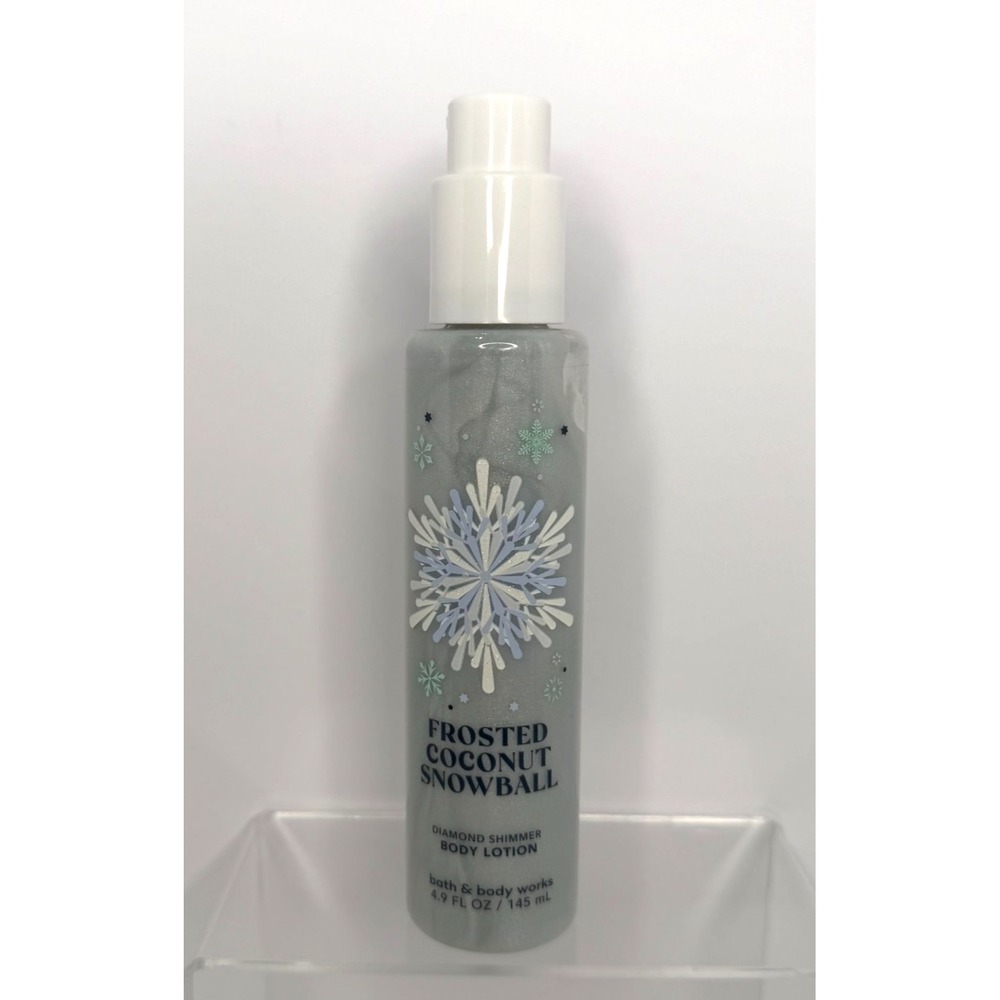 Bath & Body Works Frosted Coconut Snowball Diamond Shimmer Mist. 4.9oz New!
